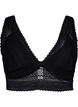 Soutien-gorge en dentelle à rembourrage léger, Black, Packshot image number 0