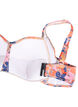 Haut de bikini imprimé, Retro Flower, Packshot image number 3