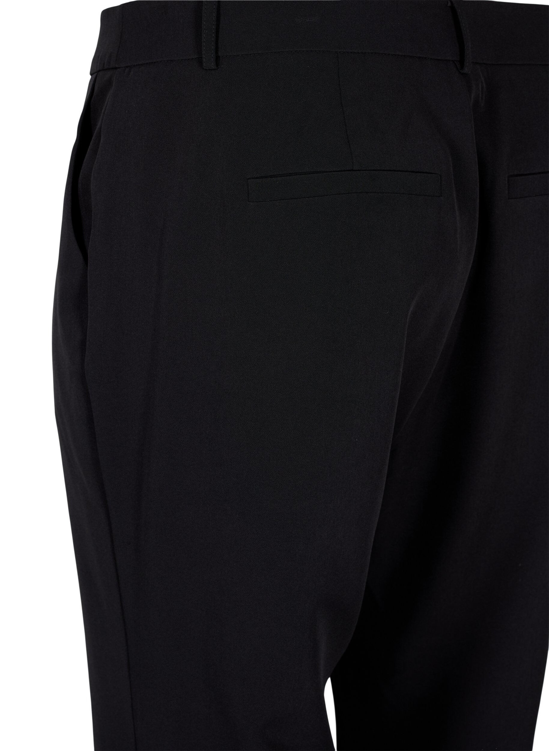 Zizzi Pantalon bootcut, Noir, Packshot image number 3