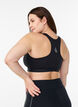 Soutien-gorge de sport avec une fermeture sur le devant et un maintien &eacute;lev&eacute;, Noir, Model image number 2