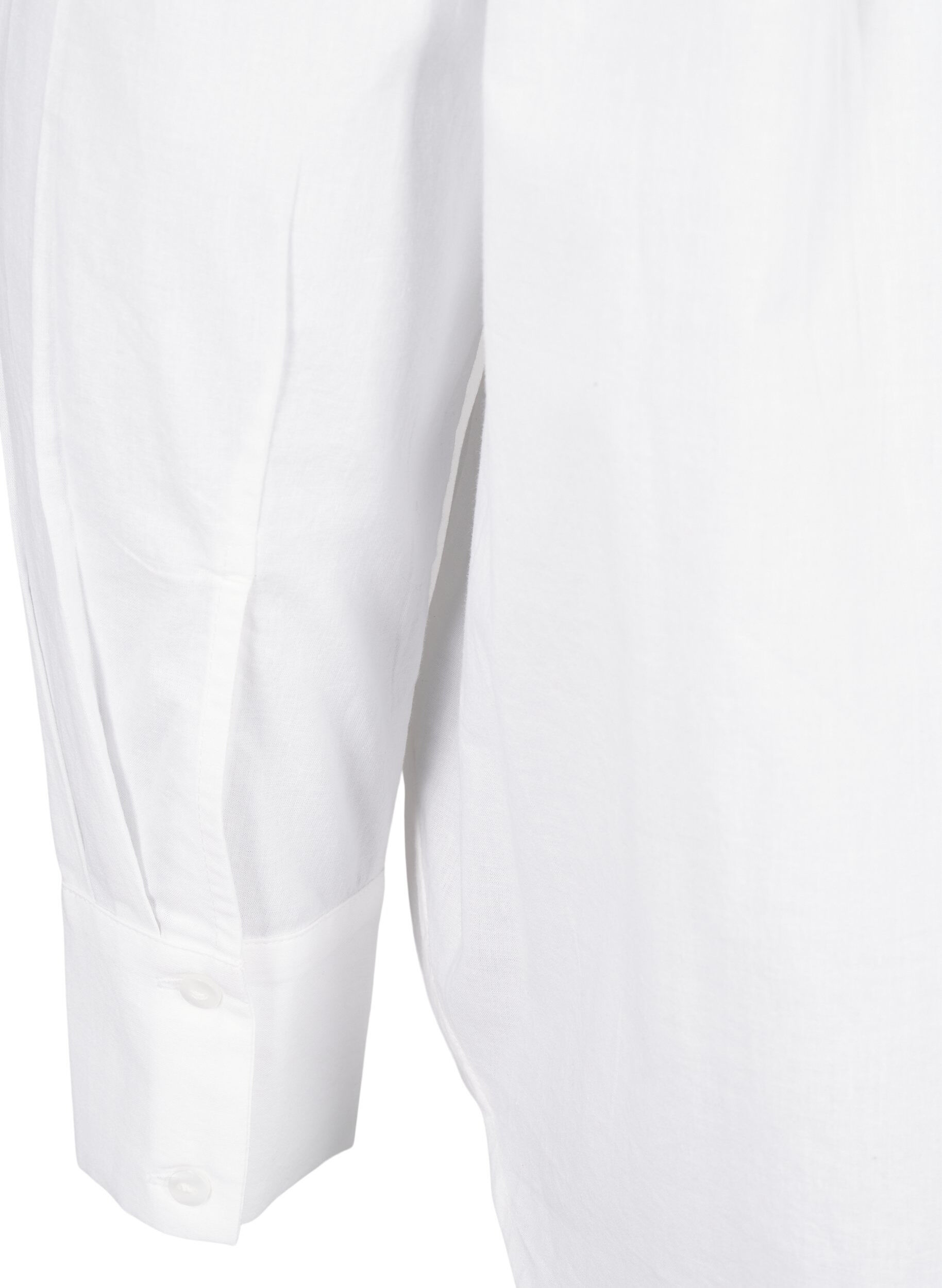 Zizzi Chemise classique brod&eacute;e de c&oelig;urs, Bright Wh.W. Blue H., Packshot image number 4