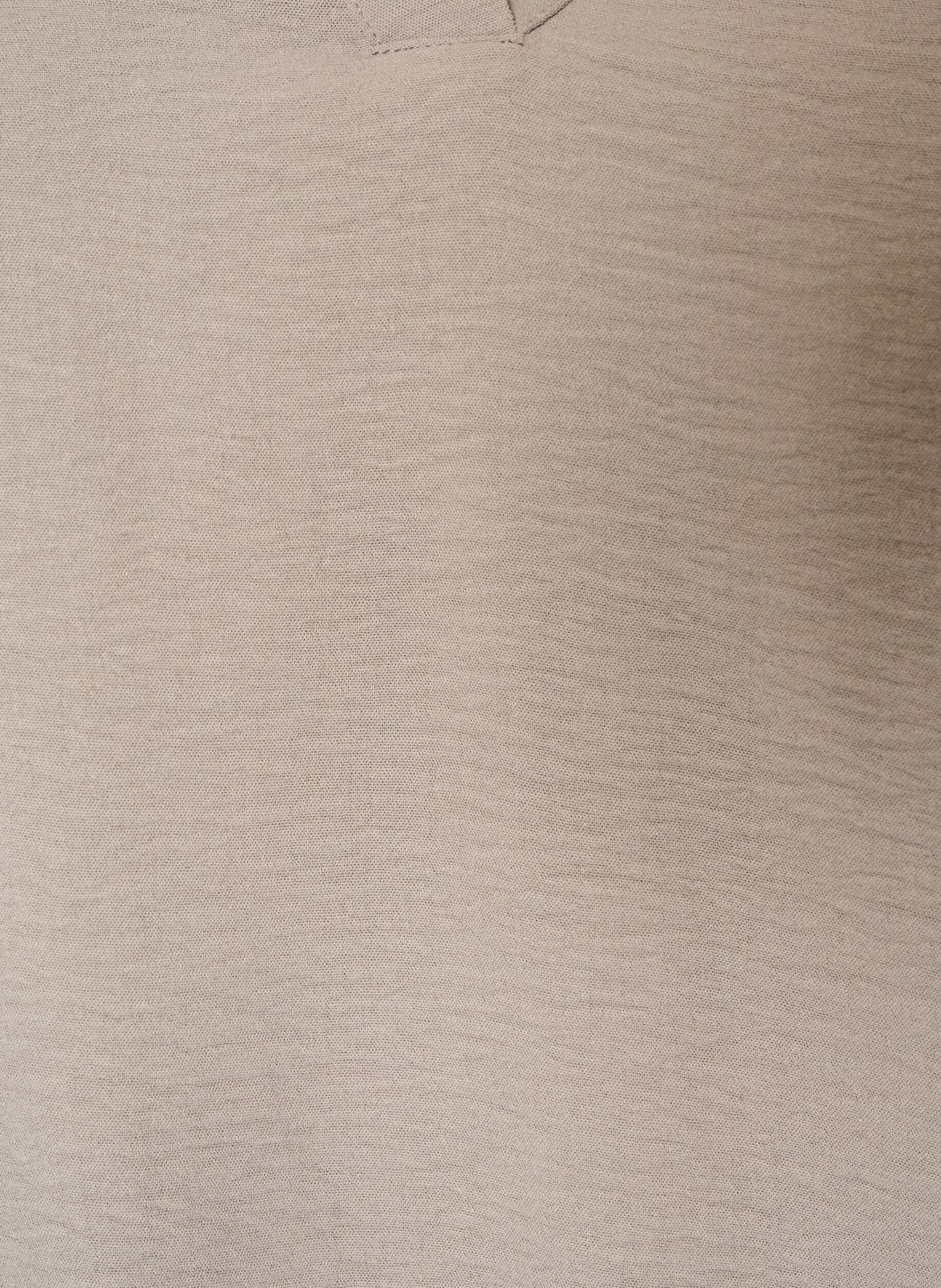ZizziBlouse &agrave; la silhouette ballon avec col en V, Beige, Packshot image number 2
