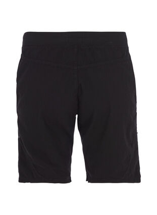 Short en coton ample avec poches, Black, Packshot image number 1