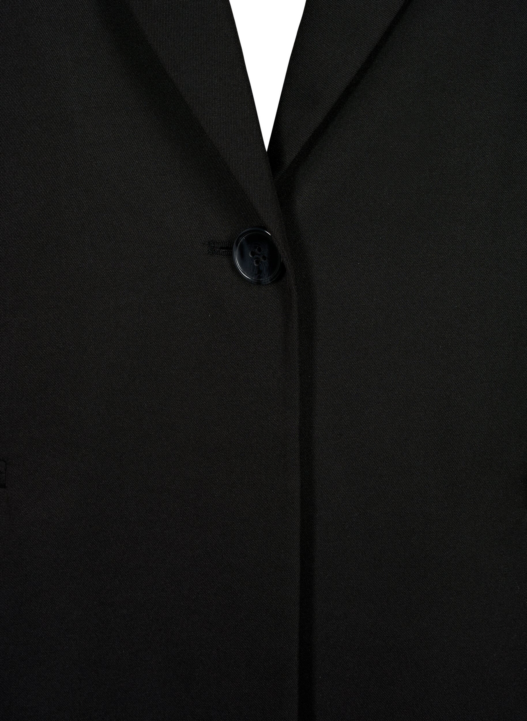 Zizzi FLASH - Blazer simple avec bouton, Noir, Packshot image number 2