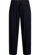 Pantalon de nuit ample en jersey de viscose avec poches, Noir, Packshot image number 0