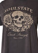 T-shirt graphique en coton bio, Beige, Packshot image number 2