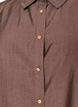 Chemise en viscose avec des boutons dor&eacute;s, Marron, Packshot image number 2