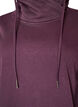 Sweat &agrave; col montant et poches, Violet, Packshot image number 2