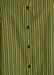 Chemise ample &agrave; rayures avec manches 3/4, Vert, Packshot image number 2