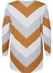  Blouse à motifs avec manches longues, Beige Zig Zag, Packshot image number 1