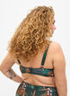 Soutien-gorge de bikini imprimé à armatures, Vert Kaki, Model image number 1