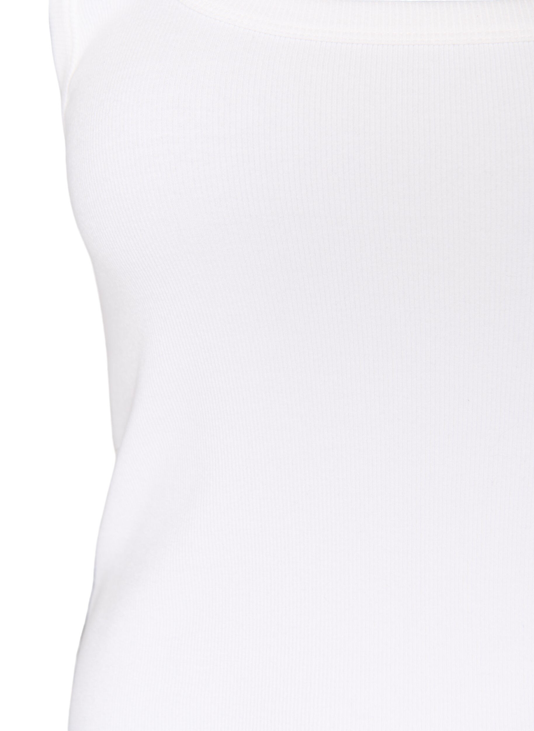 ZizziTop c&ocirc;tel&eacute; avec encolure carr&eacute;e, Blanc, Packshot image number 2