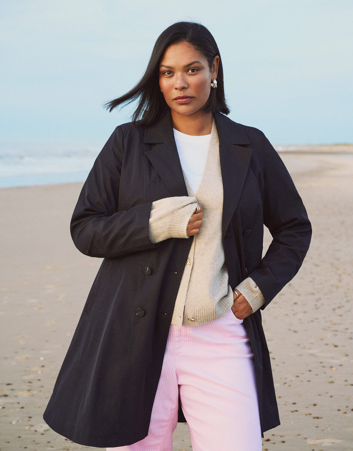 Veste trap&egrave;ze